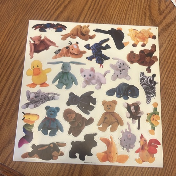 Official Ty beanie babies stickers - Picture 9 of 9